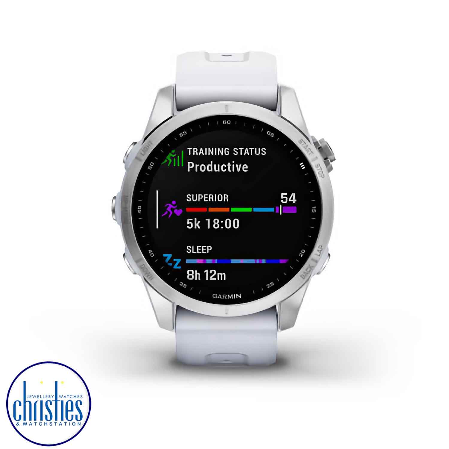 Garmin fenix 7S Watch Silver with Whitestone Band 010-02539-03 garmin fenix 7 sale nz Garmin fenix 7S Watch Silver with Whitestone Band garmin fenix 7 stockists nz