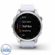 Garmin fenix 7S Watch Silver with Whitestone Band garmin fenix 7 stockists nz