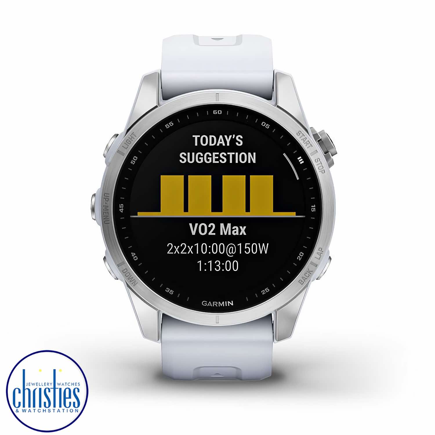 Garmin fenix 7S Watch Silver with Whitestone Band 010-02539-03 garmin fenix 7 sale nz Garmin fenix 7S Watch Silver with Whitestone Band garmin fenix 7 stockists nz
