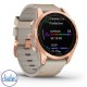 fēnix® 7S Sapphire Solar Edition Rose Gold Titanium with Limestone Leather Band 010-02539-36 Watches Auckland 010-02539-36