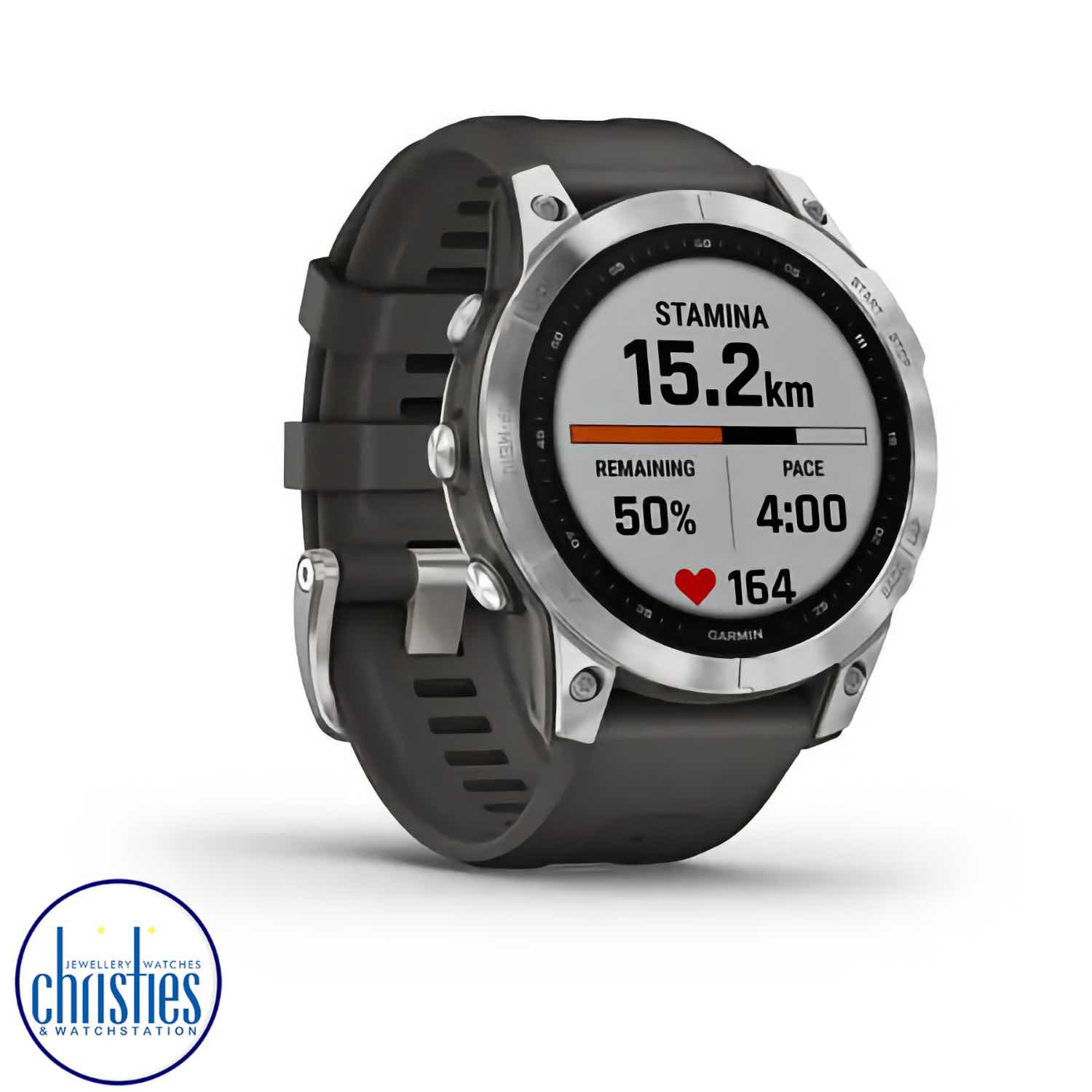 Garmin fenix 7X Sapphire Solar Titanium with Carbon Grey DLC Vented Titanium Band 010-02541-28 Garmin fenix 7X Sapphire Solar Titanium with Carbon Grey DLC Vented Titanium Band