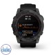 Garmin fenix 7X Sapphire Solar Grey DLC Titanium & Black Band Garmin watches pascoes