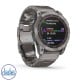 Garmin fenix 7X  Sapphire Solar Titanium with Carbon Grey DLC Vented Titanium Band 