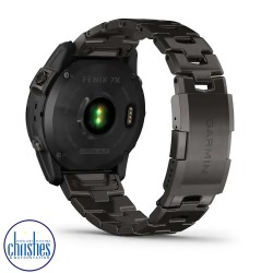 Garmin fenix 7  Sapphire Solar Titanium with Carbon Grey DLC Vented Titanium Band
