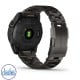 Garmin fenix 7X  Sapphire Solar Titanium with Carbon Grey DLC Vented Titanium Band 