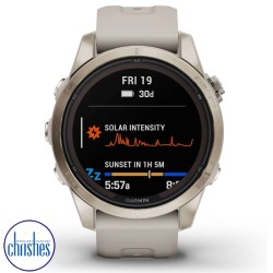 fēnix® 7S Pro Sapphire Solar Edition Soft Gold with Light Sand Band fēnix® 7S Pro Sapphire Solar Edition Soft Gold with Light Sand Band