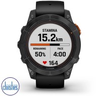 fēnix® 7 Pro Solar Edition Slate Grey with Black Band