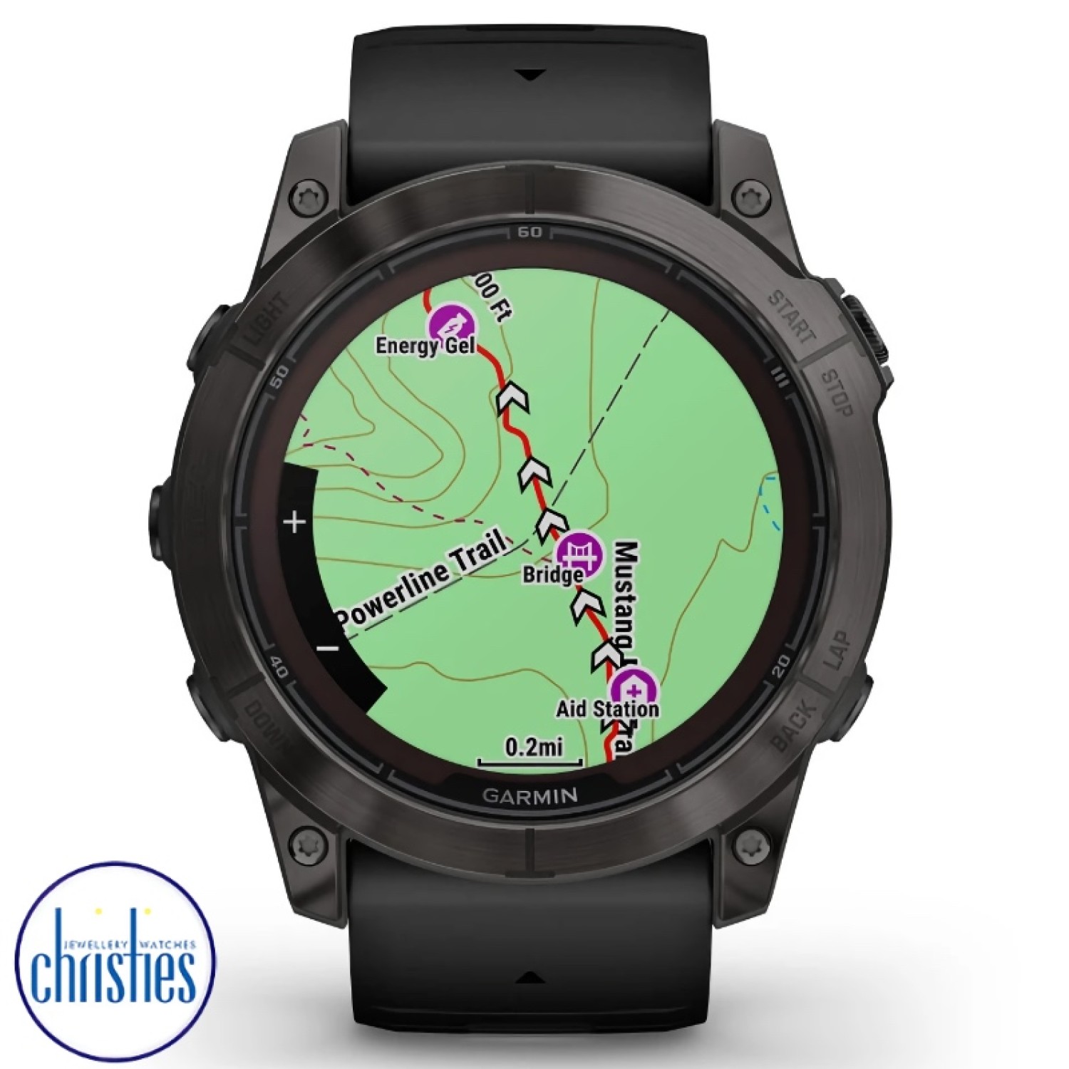 Christies Jewellery - fēnix® 7X Pro Sapphire Solar Edition Carbon Gray DLC Titanium with Black Band Watches Auckland NZ 010-02778-12 fēnix® 7X Pro Sapphire Solar Edition Carbon Gray DLC Titanium with Black Band 010-02778-12 Watches Auckland