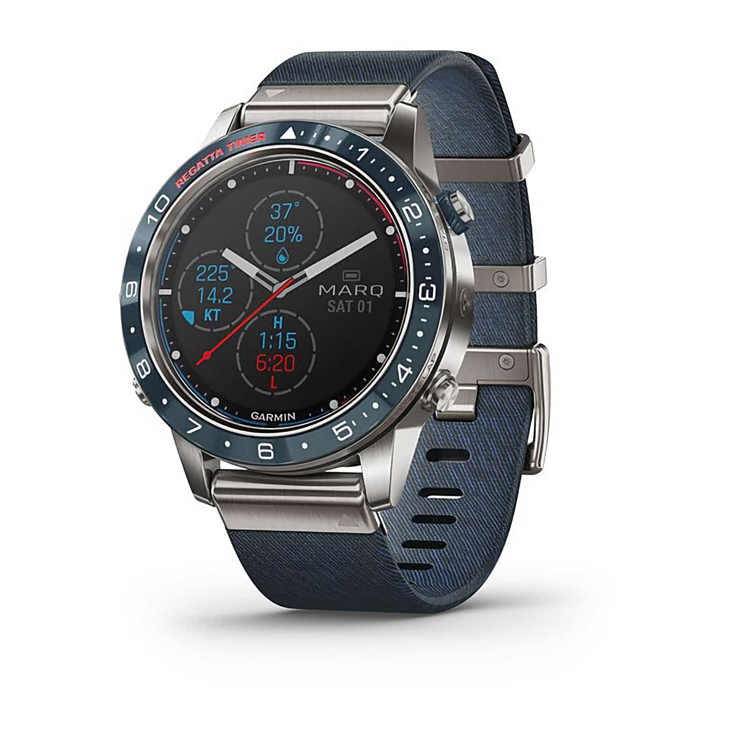 Garmin MARQ Captain Modern Tool Watch. Whether you own the cup or are inspired by those who do, MARQ™ Captain is the luxury modern tool watch that shows your passion for life at sea. For the master tactician who delivers exceptional performance in any con