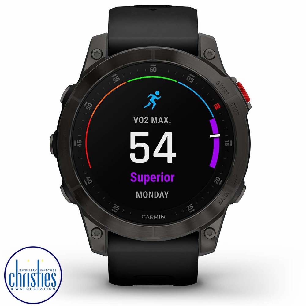 Garmin epix Gen 2 Sapphire Slate Steel Premium Active Smartwatch 010-02582-01 Garmin epix Gen 2 Sapphire Slate Steel Premium Active Smartwatch