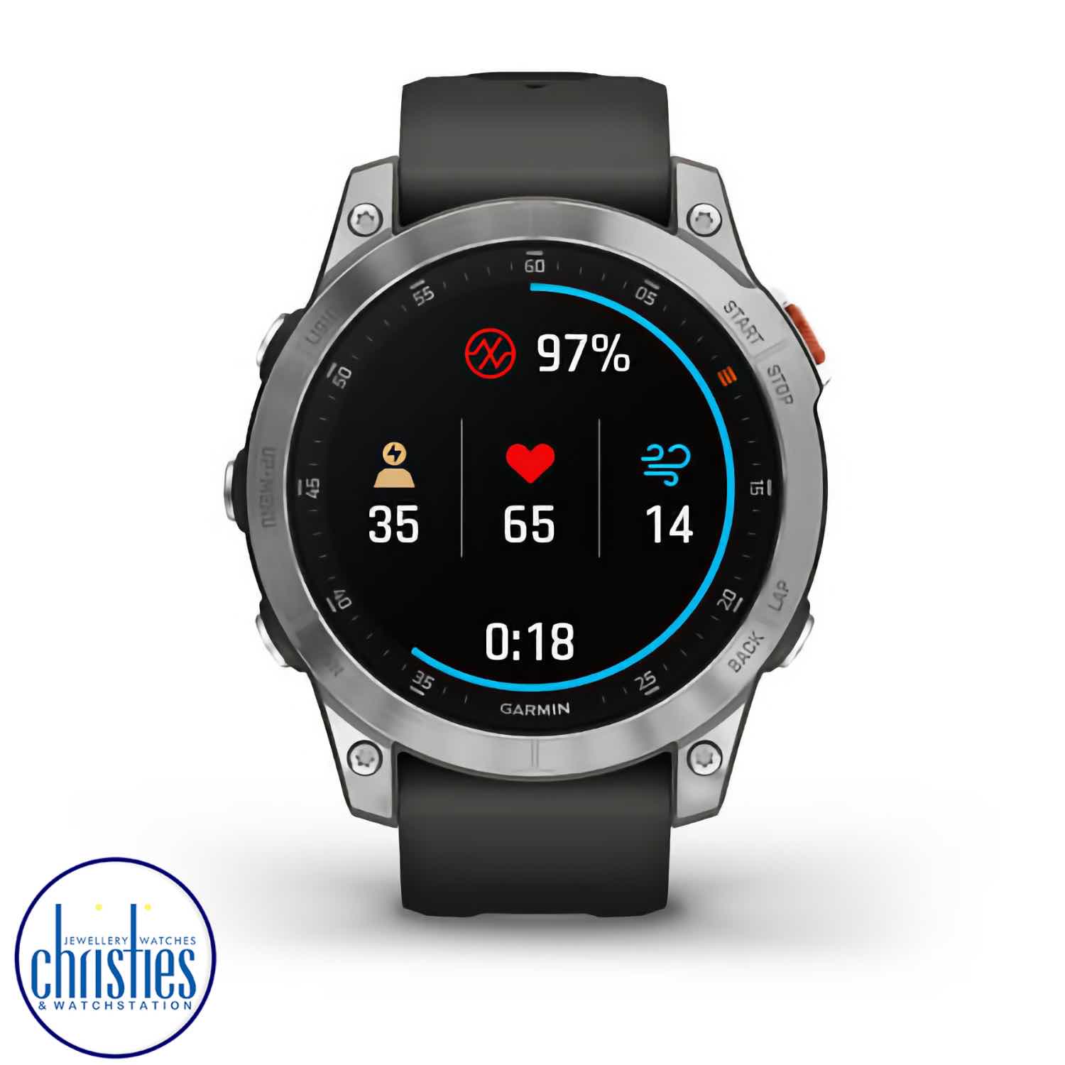 Garmin epix Gen 2 Sapphire Slate Steel Premium Active Smartwatch 010-02582-01 Garmin epix Gen 2 Sapphire Slate Steel Premium Active Smartwatch
