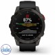 Garmin epix Gen 2 Sapphire - Black Titanium Chestnut Leather Premium Active Smartwatch 