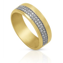 9ct Cubic Zirconia Band