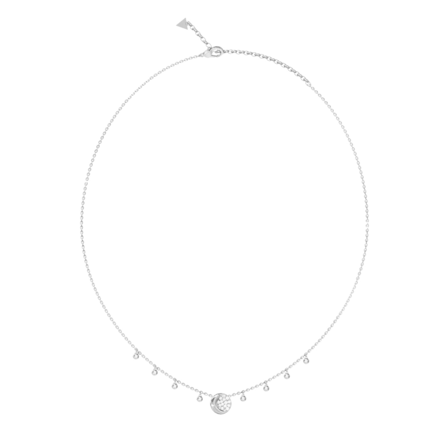 GUESS 16-18" Aurora Pave Necklace JUBN06238JWRHT/U – Guess Jewellery Auckland | GUESS jewellery effortlessly transitions from daytime to nighttime wear, Fast Free Delivery from Auckland GUESS 16-18" Aurora Pave Necklace JUBN06238JWRHT/U by Guess Jewellery
