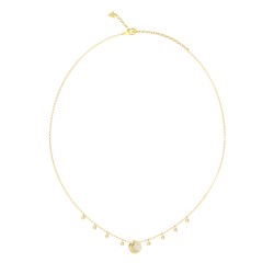 GUESS 16-18" Aurora Pave Necklace JUBN06238JWYGT/U
