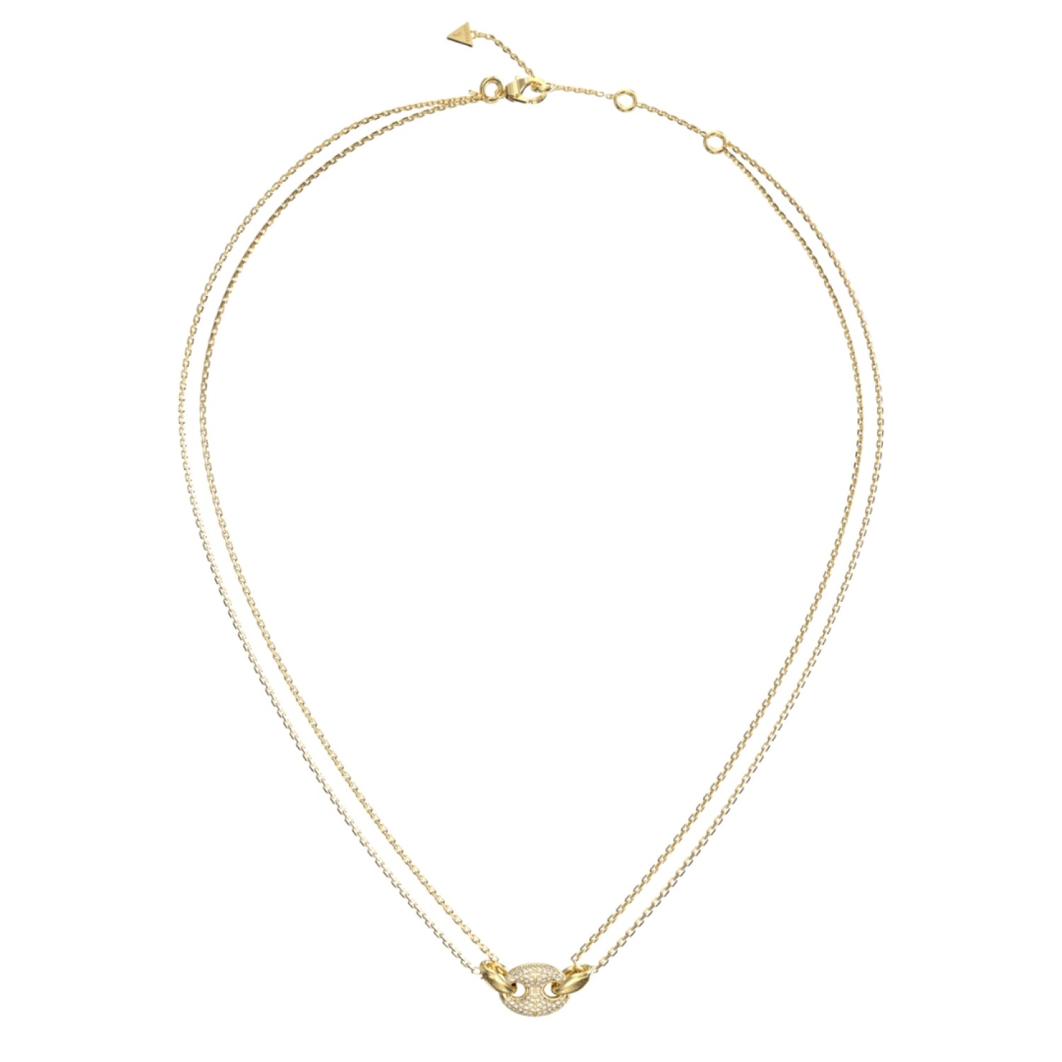 GUESS 16-18" Marine Pave Link Necklace JUBN06220JWYGT/U – Guess Jewellery Auckland | GUESS jewellery effortlessly transitions from daytime to nighttime wear, Fast Free Delivery from Auckland GUESS 16-18" Marine Pave Link Necklace JUBN06220JWYGT/U by Guess Jewellery