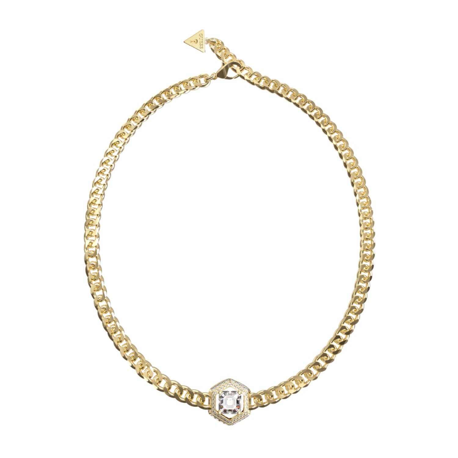 GUESS 16-18" Octagon Stone Necklace JUBN06185JWYGT/U – Guess Jewellery Auckland | GUESS jewellery effortlessly transitions from daytime to nighttime wear, Fast Free Delivery from Auckland GUESS 16-18" Octagon Stone Necklace JUBN06185JWYGT/U by Guess Jewellery