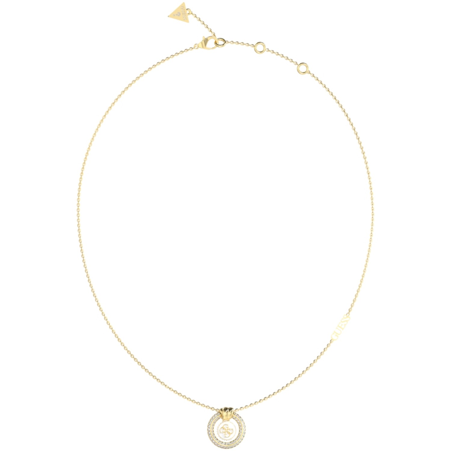 GUESS 4G Logo Knot Necklace JUBN04052JWYGWHT – Guess Jewellery Auckland | GUESS jewellery effortlessly transitions from daytime to nighttime wear, Fast Free Delivery from Auckland GUESS 4G Logo Knot Necklace JUBN04052JWYGWHT by Guess Jewellery