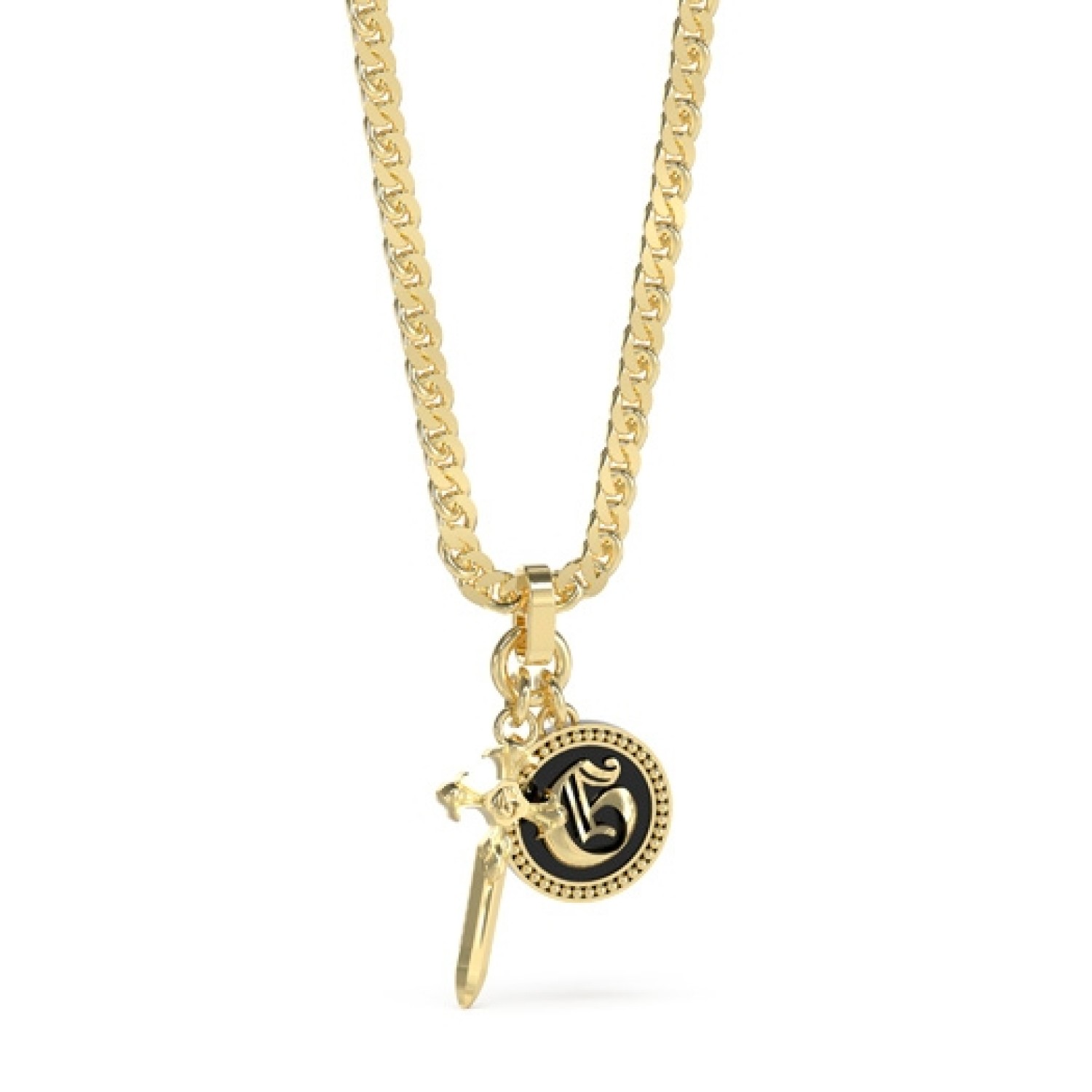 GUESS G Coin & Dagger Necklace JUMN04023JWSTBKT – Guess Jewellery Auckland | GUESS jewellery effortlessly transitions from daytime to nighttime wear, Fast Free Delivery from Auckland GUESS G Coin & Dagger Necklace JUMN04023JWSTBKT by Guess Jewellery