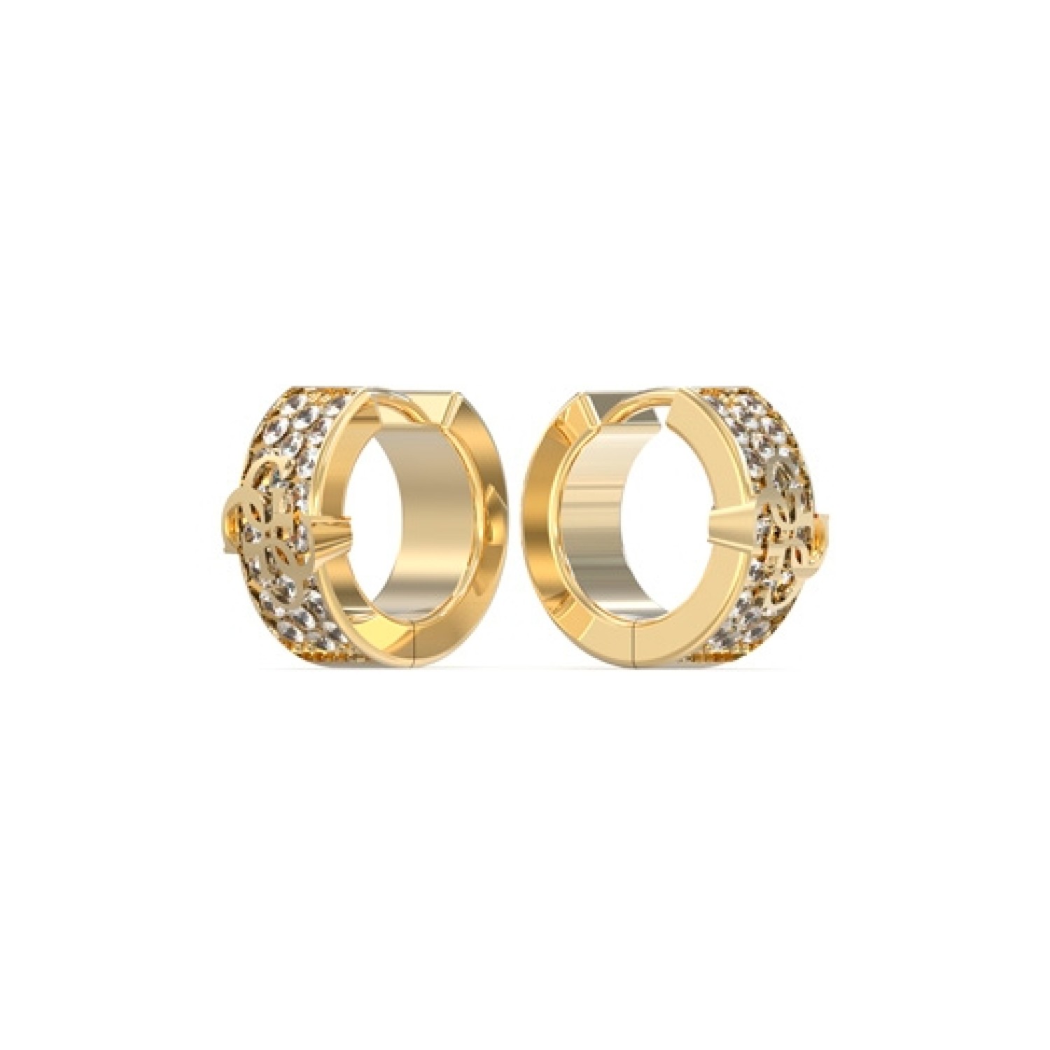GUESS Gold-Tone 4G Forever Huggies Earrings JUBE03283JWYGT/U – Guess Jewellery Auckland | GUESS jewellery effortlessly transitions from daytime to nighttime wear, Fast Free Delivery from Auckland GUESS Gold-Tone 4G Forever Huggies Earrings JUBE03283JWYGT/U by Guess Jewellery