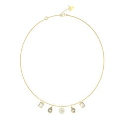 GUESS Gold-Tone 4G Light Necklace JUBN05238JWYGT/U