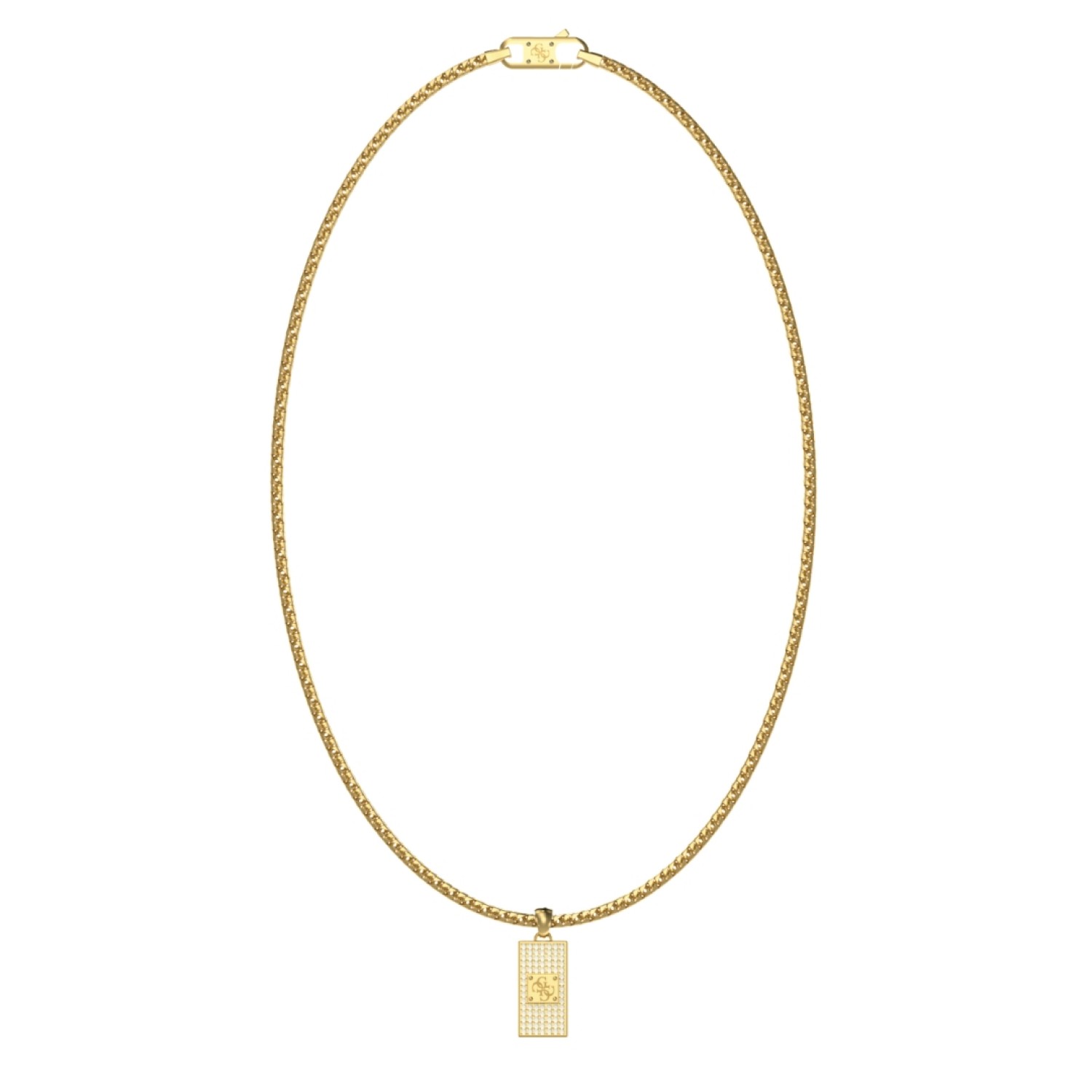 GUESS Gold-Tone 4G Pave Pendant Necklace JUMN06030JWYGT/U – Guess Jewellery Auckland | GUESS jewellery effortlessly transitions from daytime to nighttime wear, Fast Free Delivery from Auckland GUESS Gold-Tone 4G Pave Pendant Necklace JUMN06030JWYGT/U by Guess Jewellery