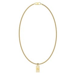 GUESS Gold-Tone 4G Pave Pendant Necklace JUMN06030JWYGT/U