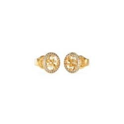 GUESS Gold-Tone Life in 4G Stud Earring JUBE02136JWYGT/U