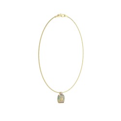 GUESS Gold-Tone Lion King Necklace JUMN05033JWYGMCT/U