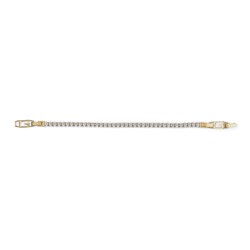 GUESS Gold-Tone Paradise Tennis Bracelet JUBB05141JWYGT/U