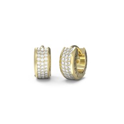 GUESS Gold-Tone Stylish Guess Mini Hoop Earrings JUBE04583JWYGT/U GUESS Gold-Tone Stylish Guess Mini Hoop Earrings JUBE04583JWYGT/U