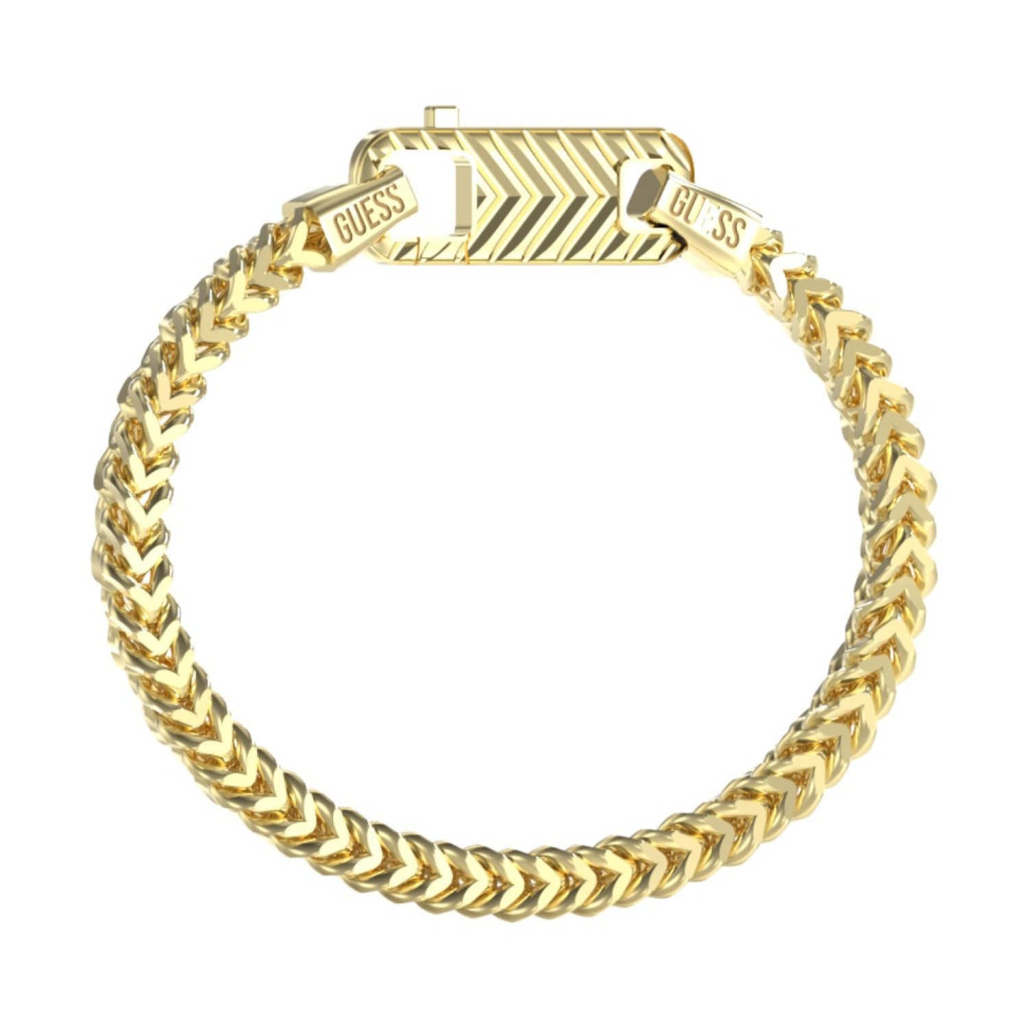 GUESS Gold-Tone Textured Hook Bracelet JUMB04438JWYGL – Guess Jewellery Auckland GUESS Gold-Tone Textured Hook Bracelet JUMB04438JWYGL by Guess Jewellery Auckland
