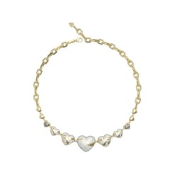 GUESS Gold-Tone In My Heart Necklace JUBN04487JWYGT/U GUESS Gold-Tone In My Heart Necklace JUBN04487JWYGT/U