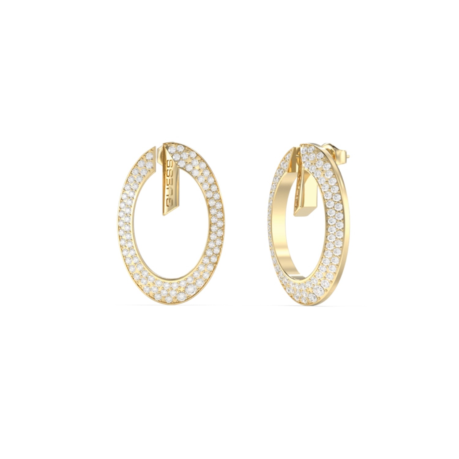 GUESS Ladies Gold-Tone 33mm G Camden Maxi Studs JUBE06334JWYGT/U by Guess Jewellery