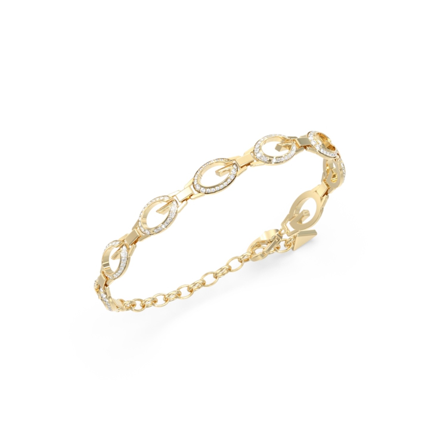 GUESS Ladies Gold-Tone 8mm Multi G Camden Bracelet JUBB06341JWYGL GUESS Ladies Gold-Tone 8mm Multi G Camden Bracelet JUBB06341JWYGL by Guess Jewellery