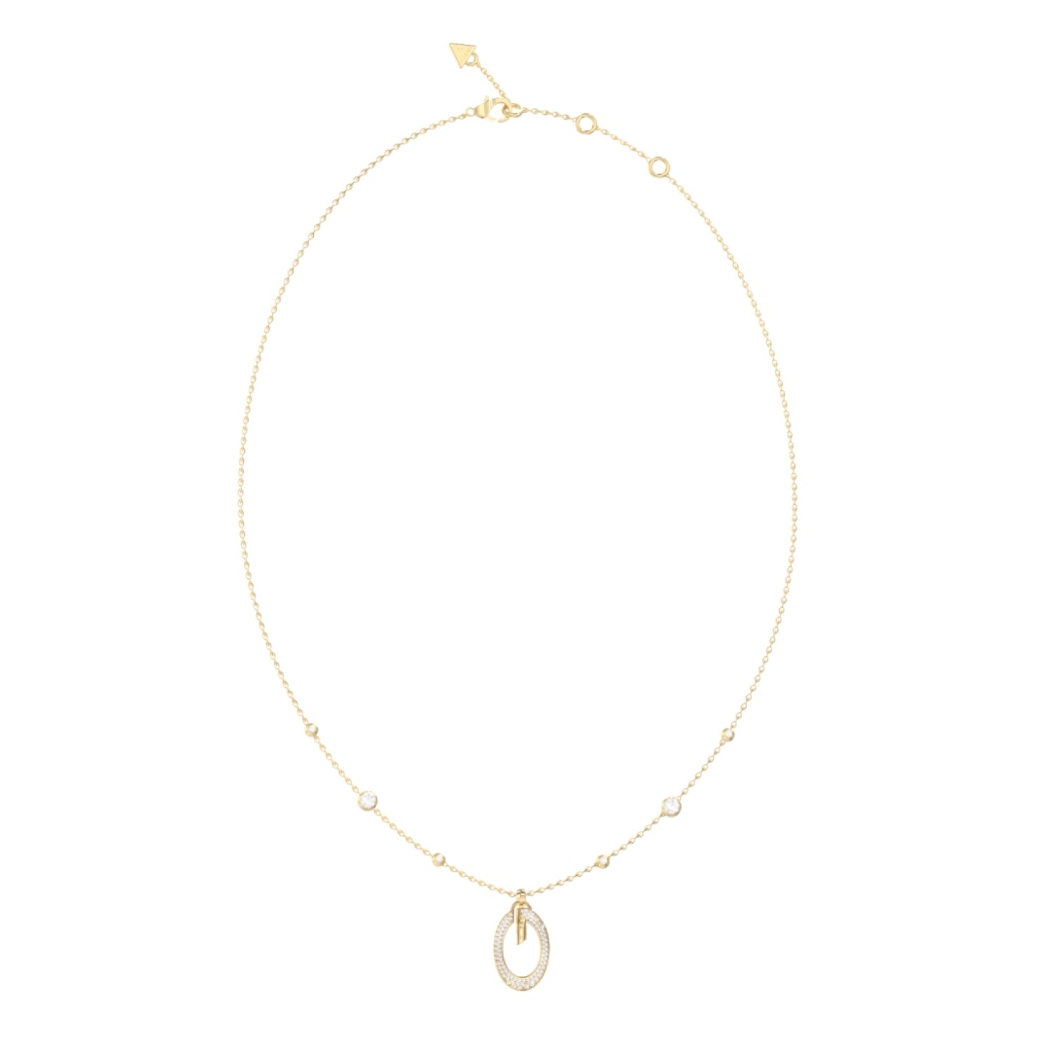 GUESS Ladies Gold-Tone Camden Crystals Necklace JUBN06340JWYGT/U GUESS Ladies Gold-Tone Camden Crystals Necklace JUBN06340JWYGT/U by Guess Jewellery