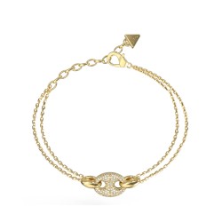 GUESS Marine Pave Link Bracelet JUBB06222JWYGL