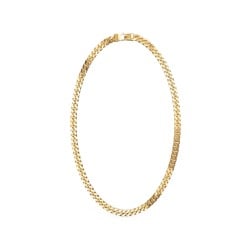 GUESS Mens Gold-Tone Curb Chain Necklace JUMN06105JWYGT/U GUESS Mens Gold-Tone Curb Chain Necklace JUMN06105JWYGT/U