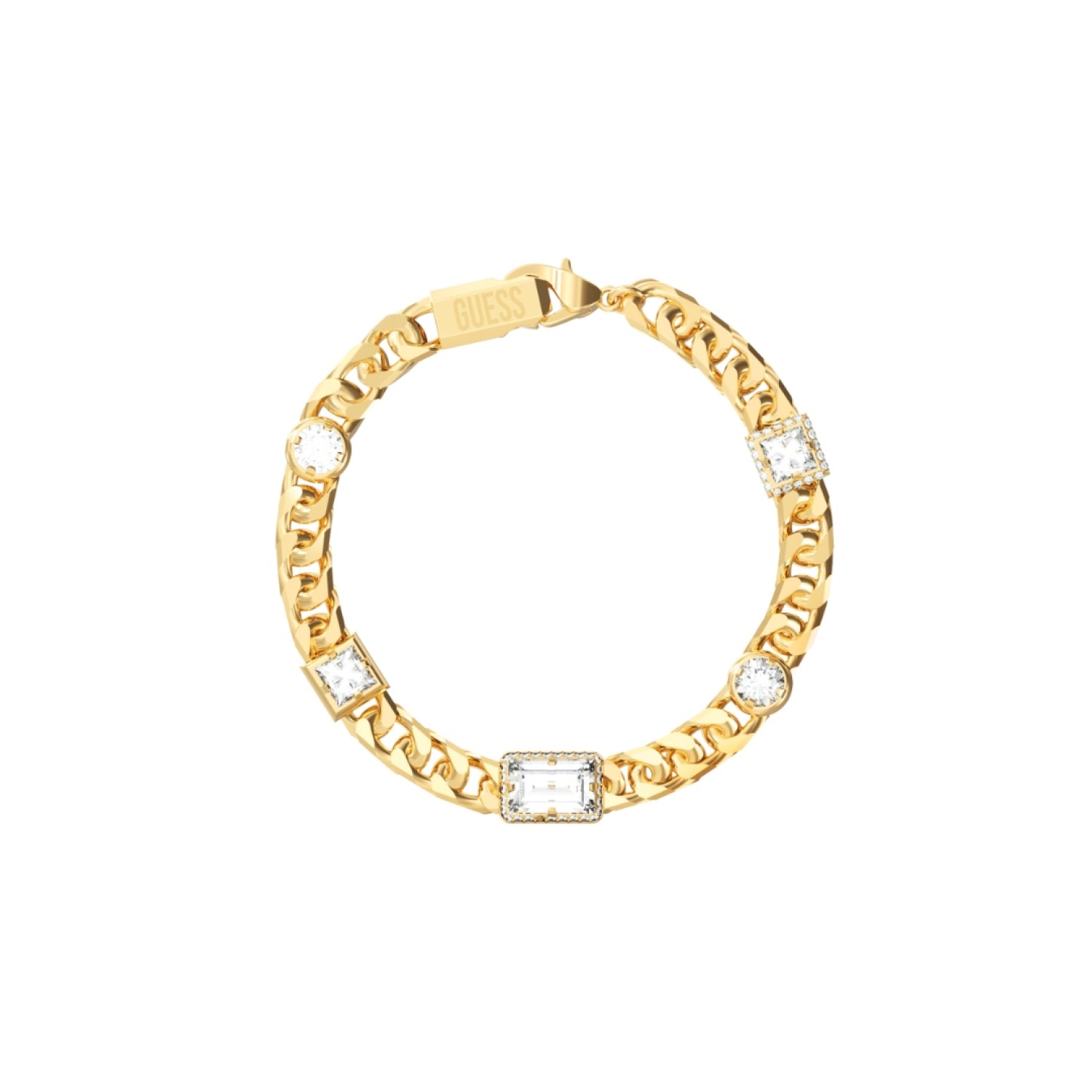 GUESS Mens Gold-Tone Supremo Chain Bracelet JUMB06070JWYGS GUESS Mens Gold-Tone Supremo Chain Bracelet JUMB06070JWYGS by Guess Jewellery