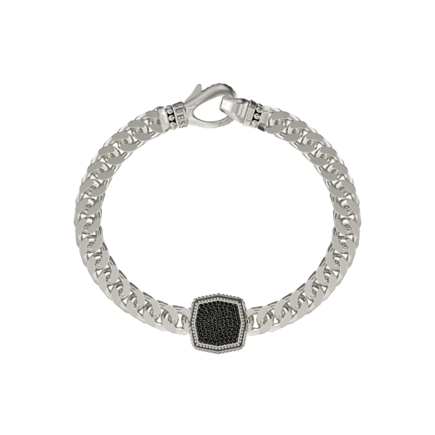 GUESS Octagon Pave Chain Bracelet JUMB06010JWSTL – Guess Jewellery Auckland | GUESS jewellery effortlessly transitions from daytime to nighttime wear, Fast Free Delivery from Auckland GUESS Octagon Pave Chain Bracelet JUMB06010JWSTL by Guess Jewellery