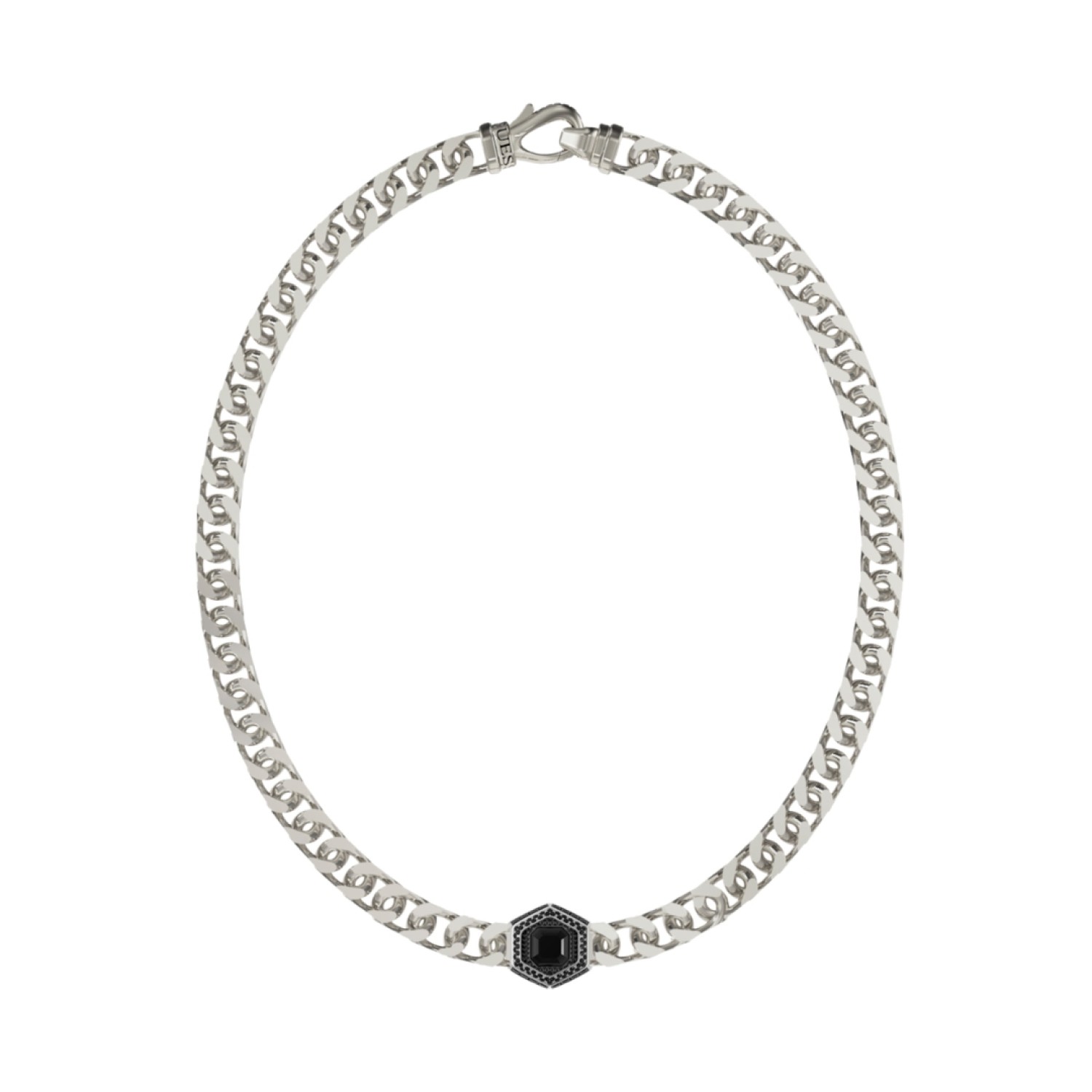 GUESS Silver-Tone Crystals Exagon Necklace JUMN06006JWSTT/U – Guess Jewellery Auckland | GUESS jewellery effortlessly transitions from daytime to nighttime wear, Fast Free Delivery from Auckland GUESS Silver-Tone Crystals Exagon Necklace JUMN06006JWSTT/U by Guess Jewellery