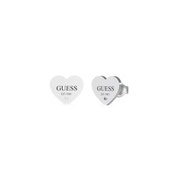 GUESS Silver-Tone Stud Party Stud Earring JUBE02177JWRHT/U