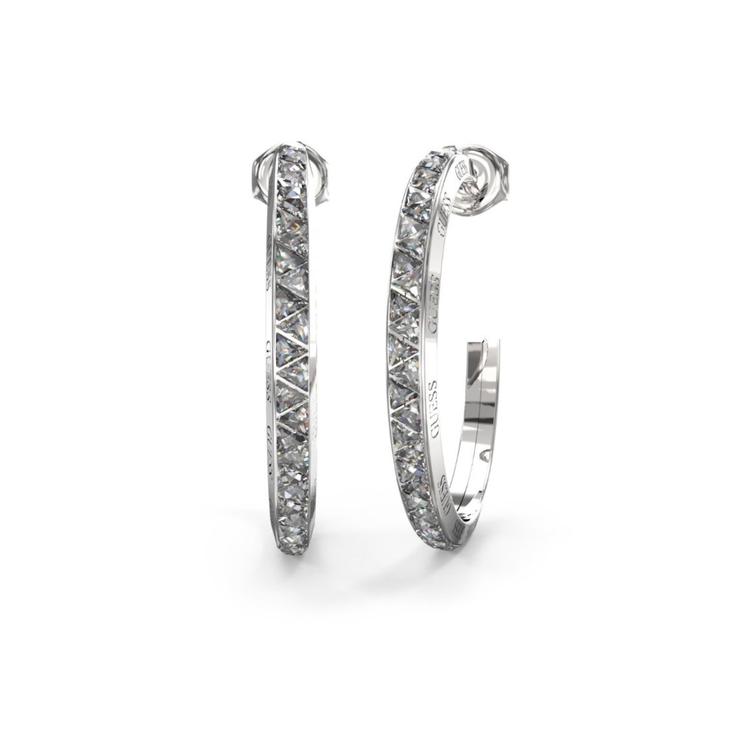 GUESS Silver-Tone Trinity Hoop Earrings JUBE04564JWRHT/U – Guess Jewellery Auckland | GUESS jewellery effortlessly transitions from daytime to nighttime wear, Fast Free Delivery from Auckland GUESS Silver-Tone Trinity Hoop Earrings JUBE04564JWRHT/U by Guess Jewellery Auckland | GUESS jewellery effortlessly transitions from daytime to nighttime wear, Fast Free Delivery from Auckland