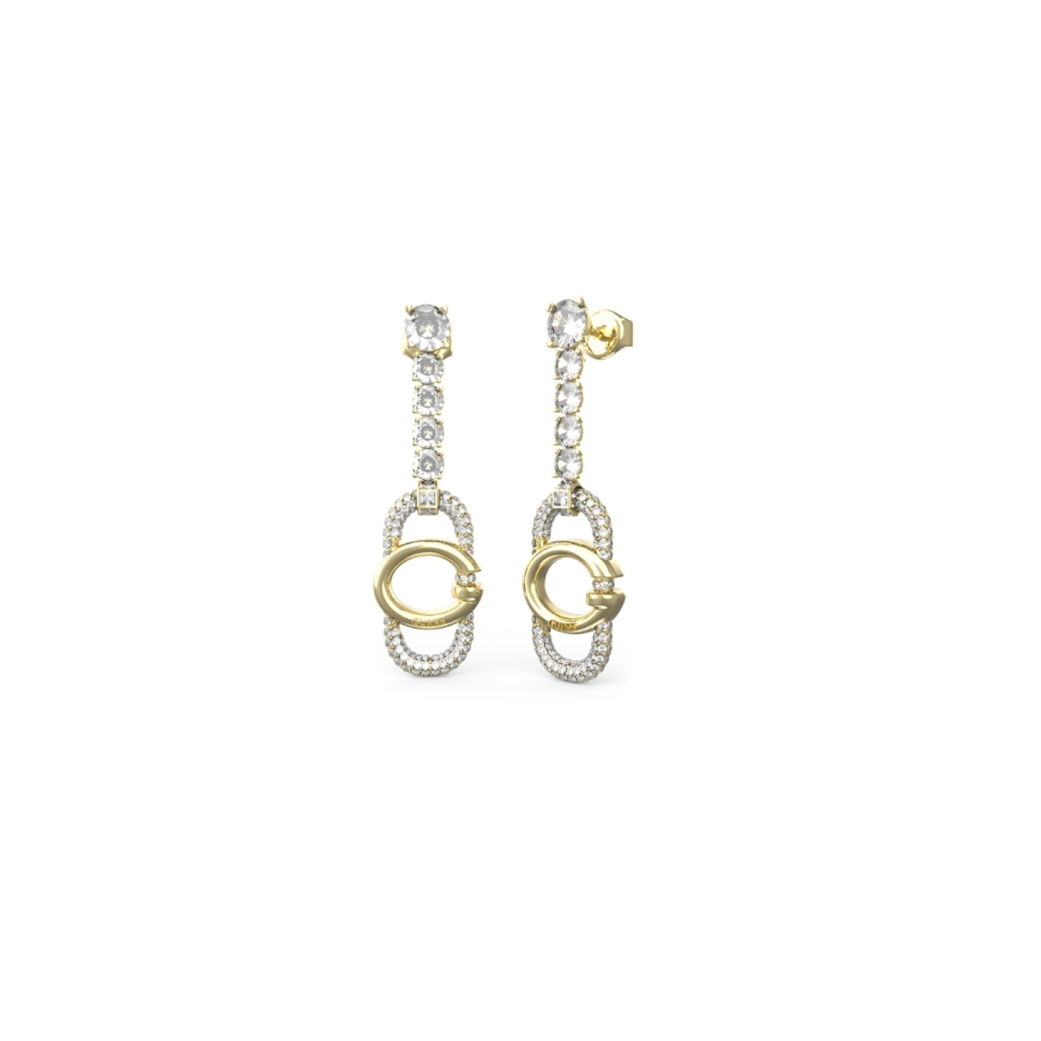 GUESS Two-Tone Oh My G Earring JUBE04507JWYGT/U – Guess Jewellery Auckland | GUESS jewellery effortlessly transitions from daytime to nighttime wear, Fast Free Delivery from Auckland GUESS Two-Tone Oh My G Earring JUBE04507JWYGT/U by Guess Jewellery