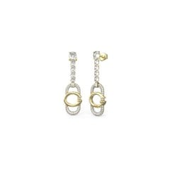 GUESS Two-Tone Oh My G Earring JUBE04507JWYGT/U
