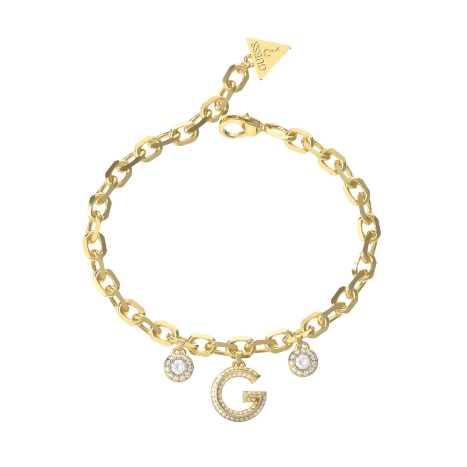 Gold-Tone G Crystal Bracelet JUBB05445JWYGL – Guess Jewellery Auckland | GUESS jewellery effortlessly transitions from daytime to nighttime wear, Fast Free Delivery from Auckland Gold-Tone G Crystal Bracelet JUBB05445JWYGL by Guess Jewellery