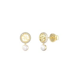 Gold-Tone Tiny Pearly Stud Earrings JUBE05517JWYGT/U Gold-Tone Tiny Pearly Stud Earrings JUBE05517JWYGT/U