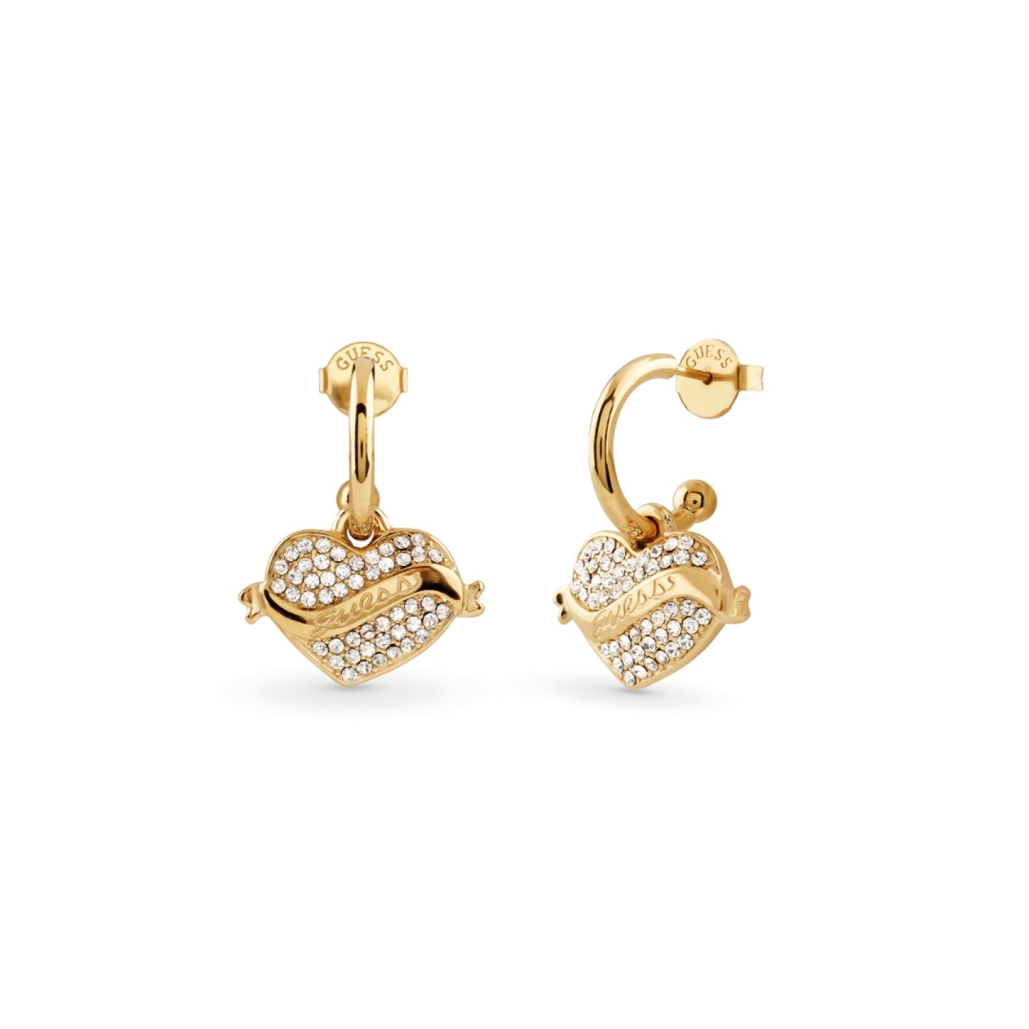 Gold-Tone Vintage Guess Earrings JUBE05477JWYGT/U by Guess Jewellery