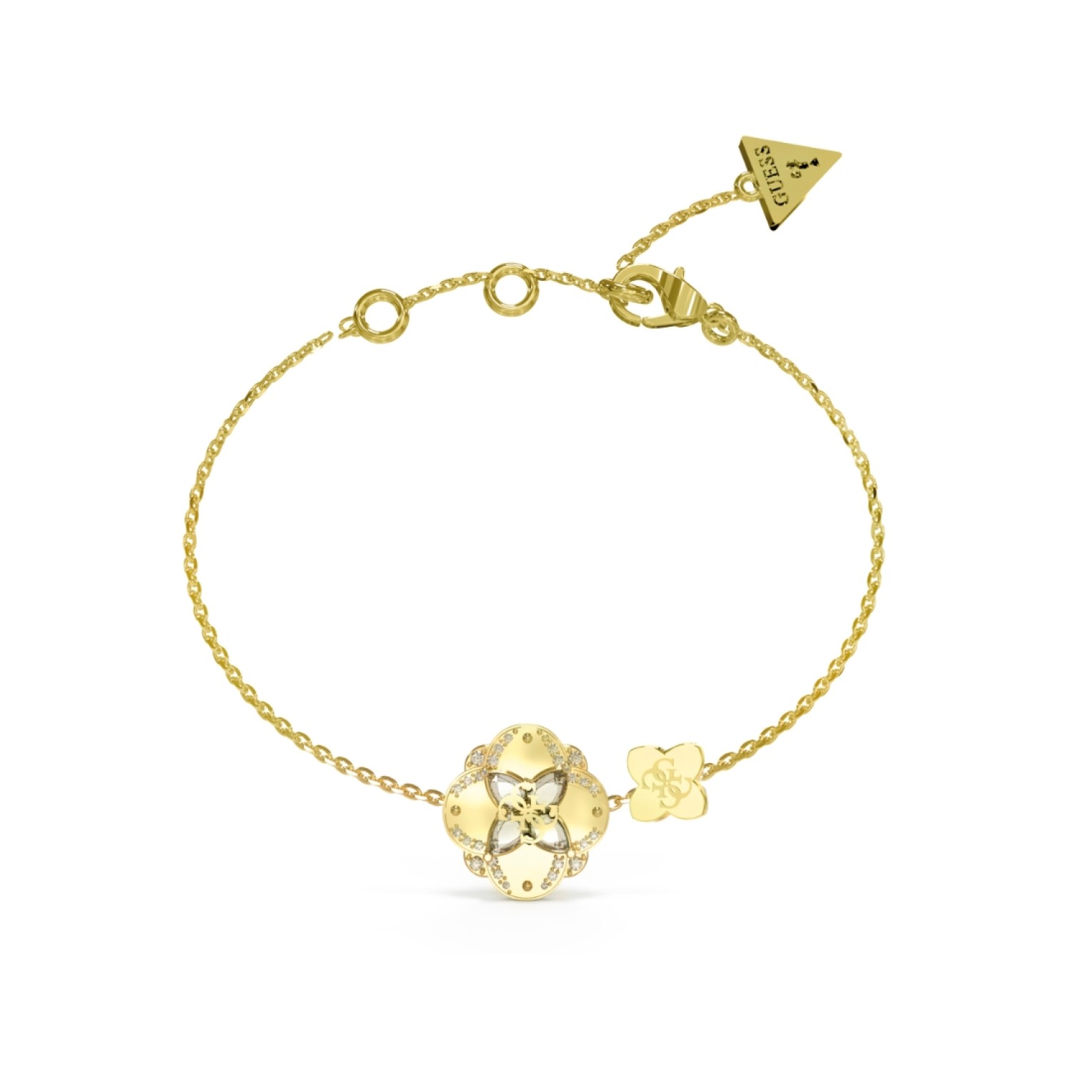 Gold-Tone Wild Flower Bracelet JUBB05503JWYGL – Guess Jewellery Auckland | GUESS jewellery effortlessly transitions from daytime to nighttime wear, Fast Free Delivery from Auckland Gold-Tone Wild Flower Bracelet JUBB05503JWYGL by Guess Jewellery