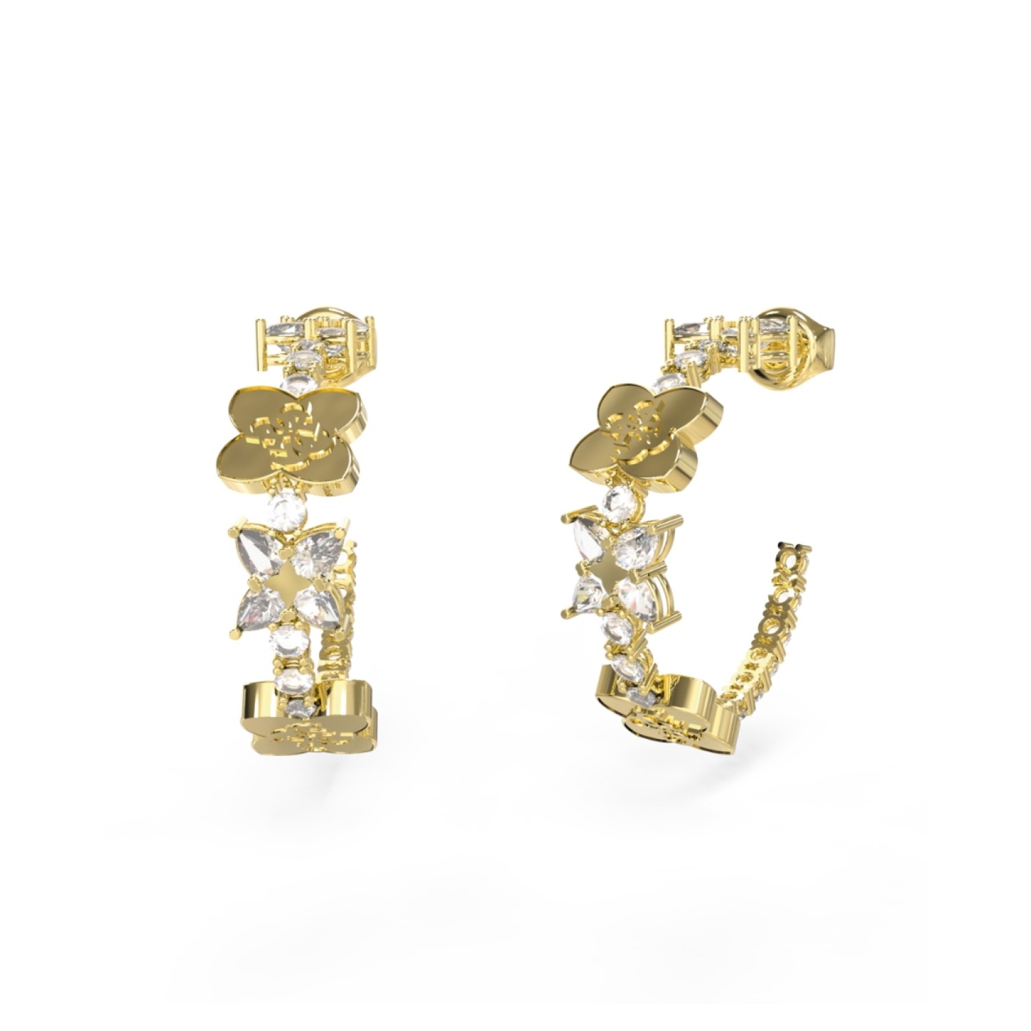 Gold-Tone Wild Flower Hoop Earrings JUBE05505JWYGT/U – Guess Jewellery Auckland | GUESS jewellery effortlessly transitions from daytime to nighttime wear, Fast Free Delivery from Auckland Gold-Tone Wild Flower Hoop Earrings JUBE05505JWYGT/U by Guess Jewellery